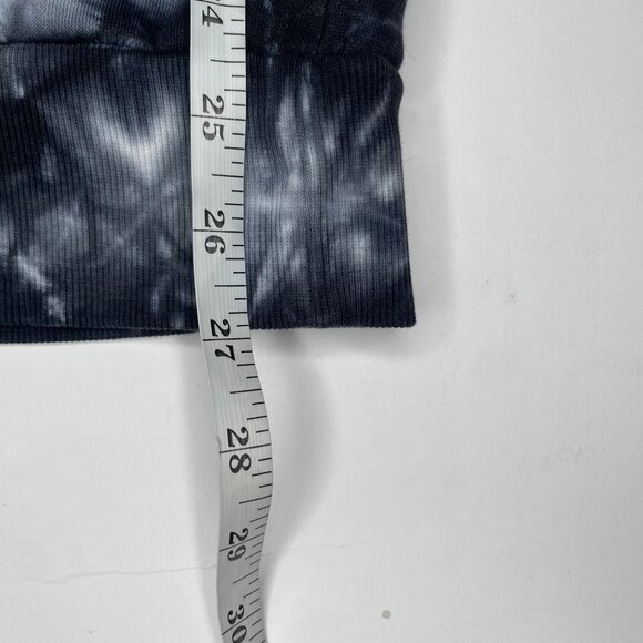 H&M Women's Oversized Tie Die Kangaroo Pocket New York City Drawstring Hoodie S - Picture 7 of 11